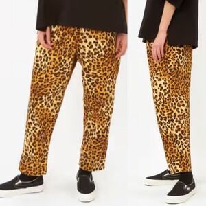 NEUL x GOODHOOD Baggy Leopard Ankle Pants‎